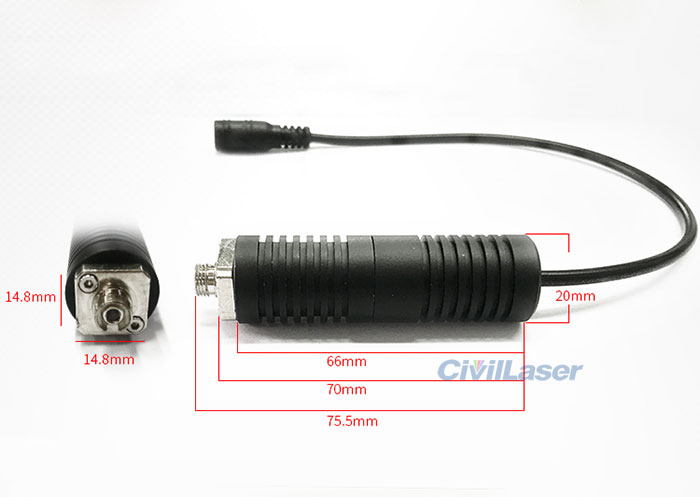 520nm pigtailed laser